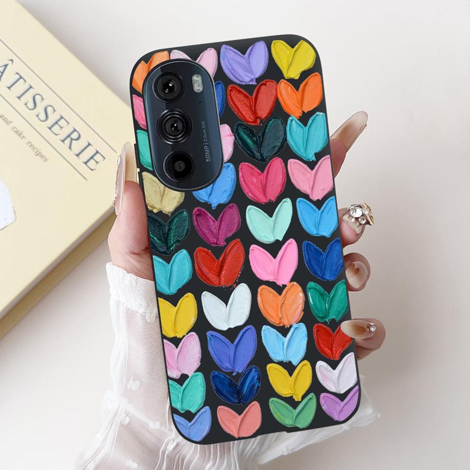 For Motorola Edge 30 Pro Case XT2201-1 Cover Lovely Panda Bowknot Silicone Shockproof Cover For Moto Edge Plus 2022 Edge30 Funda