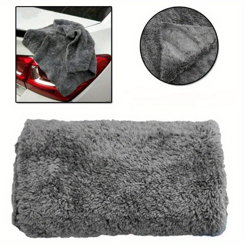 1/2/3/6Pcs 16Inch X 16Inch 400Gsm Edgeless Microfiber Car Towels Ultra Soft Auto Detailing Wash Drying Polishing Cloth