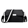 Genuine Cowhide Crossbody Bag for Women Monochromatic Shoulder Bag Luxury Feminine Messenger Tote
