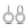 925 Sterling Silver Love Feather Moon Star Heart Earrings Fit Original Charms Hoop for Women Girls Stud Earring Jewelry Gifts