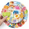 50-Piece Mediterranean Aesthetic Stickers for Girls' Travel Journals & DIY Decor