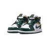 Jordan 1 Mid TD Toddler Green Yellow White Sneakers 640735-371