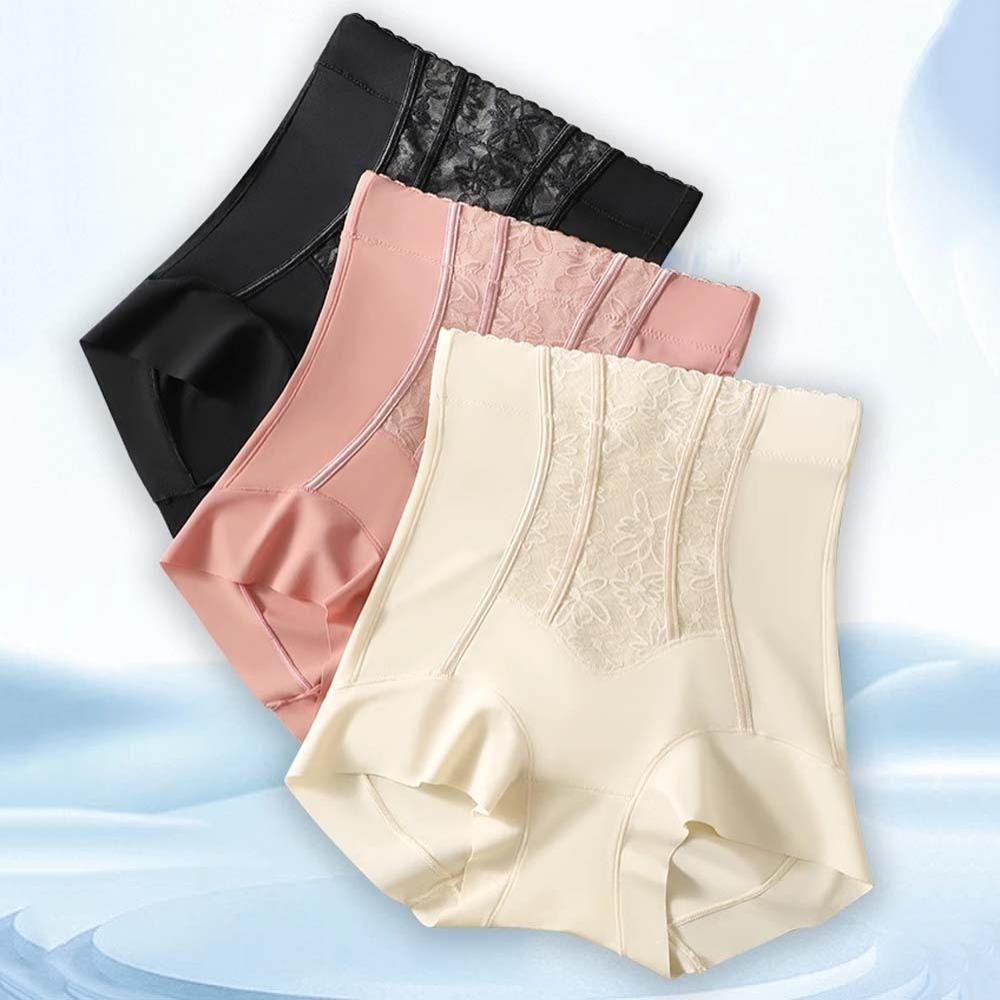 High Waist Butt Lifter Briefs Large Size Tummy Control Underwear Seamless Underpants  Women