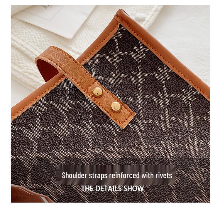 Women's 2022 Trendy Large Silk Scarf Shoulder Tote Bag