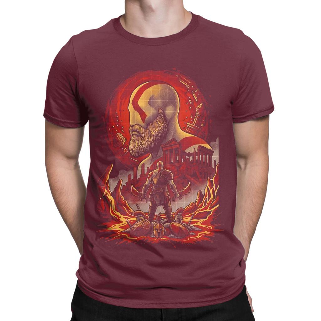 God Slayer Classic Graphic 100 Cotton Tshirt God Of War Tees Tops For Unisex