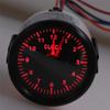 52mm Black Clock Gauges 12 Hours Meter Red Backlight Instrument For Car SUV Boat