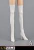 Figure White Sexy High Heel Long Boots and Head Not [TOYBARJAPAN] 1/6 Accessories/Women's (Body Included)
