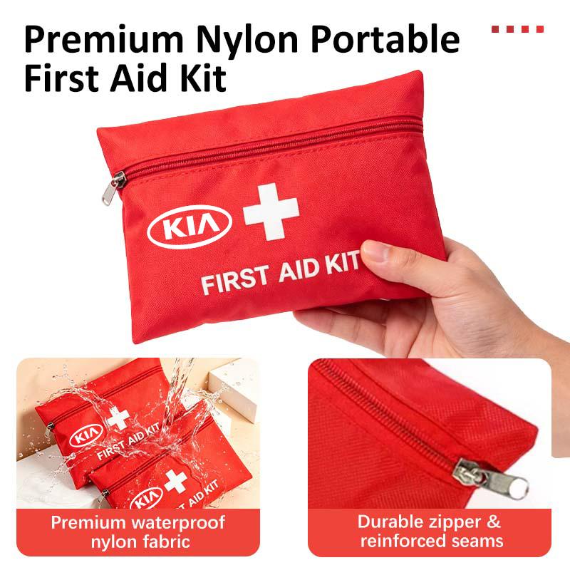Car Emergency First Aid Pouch Portable Travel Medical Storage Bag For KIA Ceed Sportage Rio K5 K2 Optima Cerato Proceed Venga NI5