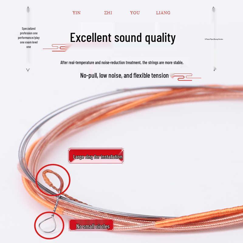 Le Hai Professional Nylon Pipa Strings 1-4 Full Set