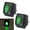 4pcs 3 Position On-Off-On 6Pin DC 12V Waterproof Car Boat LED  Durable Rocker Power Switch With Backlight