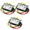 10-1PCS 12V To 5V DC To DC Converter 3A 15W Car Step Down Buck Converter Direct Current Converter for Vehicle Car Truck Volt