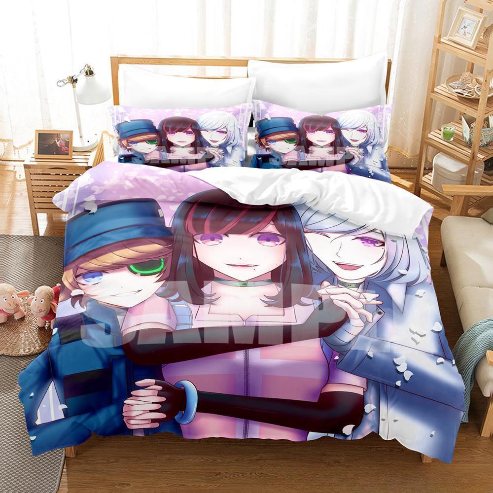 New Akudama Drive Bedding Set Single Twin Full Queen King Size Bed Set Adult Kid Bedroom Duvet cover Sets 3D Anime Bed Sheet Set