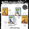 Motorcycle Party Gift Bags, 24 Pcs Dirt Bike Party Bags Set Motocross Themed Party Favor Bags Party Gift Treat Bags for Birthday Party Decorations