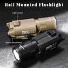 MultiFunctional X300U Scout Light Gun Light Lanterna Rifle Strobe Flashlight Fit 20mm Rail Airsoft Hanging FlashlightHunting
