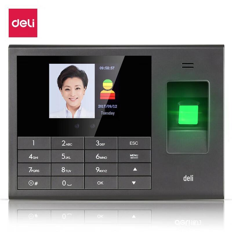 

Deli 3765 Face & Fingerprint Hybrid Time Attendance System CN plug (adapter included)