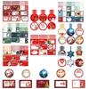 8 Children's Christmas Stickers DIY Hand Account Small Card Mobile Phone Case Decoration Santa Claus Puzzle Hand Account