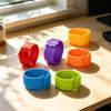 6Pcs Sensory Slap Bracelet Fidget Toy Anxiety Relief Silicone Textured Bracelet Focus Aid Decompression Toy Stocking Stuffers Party Favors