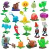 Plants vs Zombies 2 Spielset Kaktus Erbsenschießer Kokosnusskanone Echtes Spielszenen Figuren Ornamente Weiches Silikon Geburtstagsgeschenk Junge