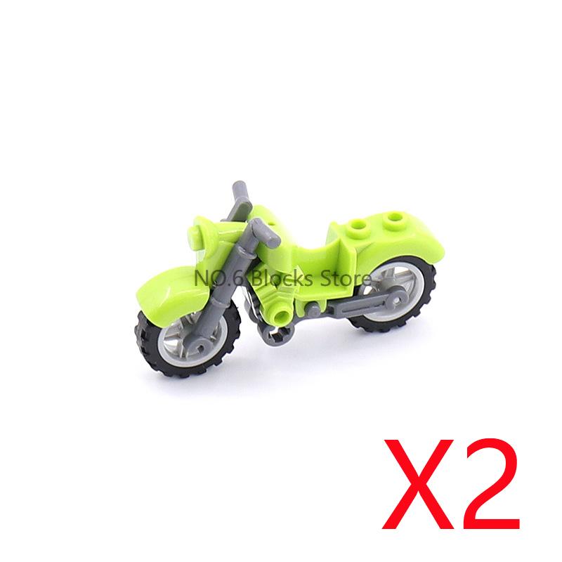 MOC Scena del Carcere Blocchi da Costruzione Accessori Gabbia Scudo della Polizia Motocicletta di Pattuglia Torre di Guardia Manette Mattoncini Giocattolo Fai da Te per Bambini S14