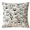 Halloween Pumpkin Printed Throw Cover for Couch Cushion Decorative