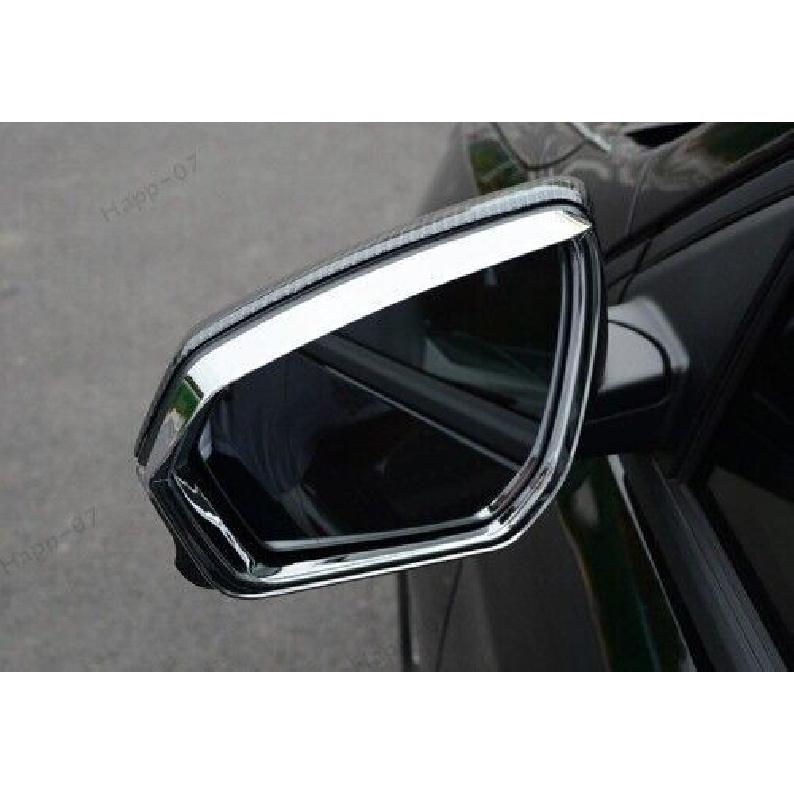 Fit For Chevrolet Equinox 2018-2021 Chrome Rear View Mirror Sun Rain Guard 2PCS