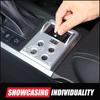 Car Center Console Gear Shift 4WD Mode Switch Push Panel Cover For Toyota Land Cruiser 250 Prado LC250 2024-2026 Accessories
