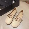 Fashion Shoes for Women Office Moccasins Slip-on Soft Bottom Chic and Elegant 2025 Trend Offer Spring 39 Woman Flats Korean Style Summer