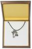 Collie Smooth - Dog Necklace In Gift Box, Silver-plated Locket for Dog Fan, Striking Pendant by Brand