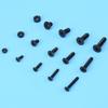 440pcs Alloy Steel M3 M4 M5 Hex Socket Flat Head Screw Nut with Plastic Case