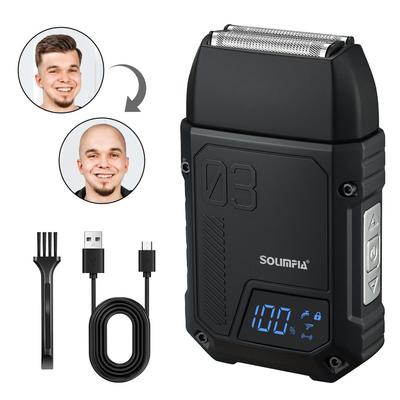 3 Balds Electric Foil Shaver Waterproof Razor for Men Beard Trimmer Shaver Bald Head Shaver Hair Trimmer Cordless