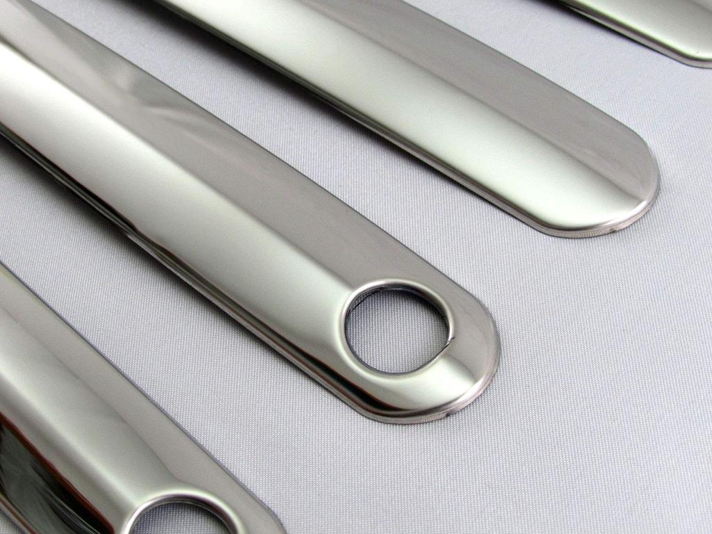 BRIGHTZ Finish Stainless Steel Door Handle for Toyota Crown Crossover TZSH35 AZSH35 TZSH AZSH H35 35 Crown Crossover Ultra-Mirror Covers, Half-Type,