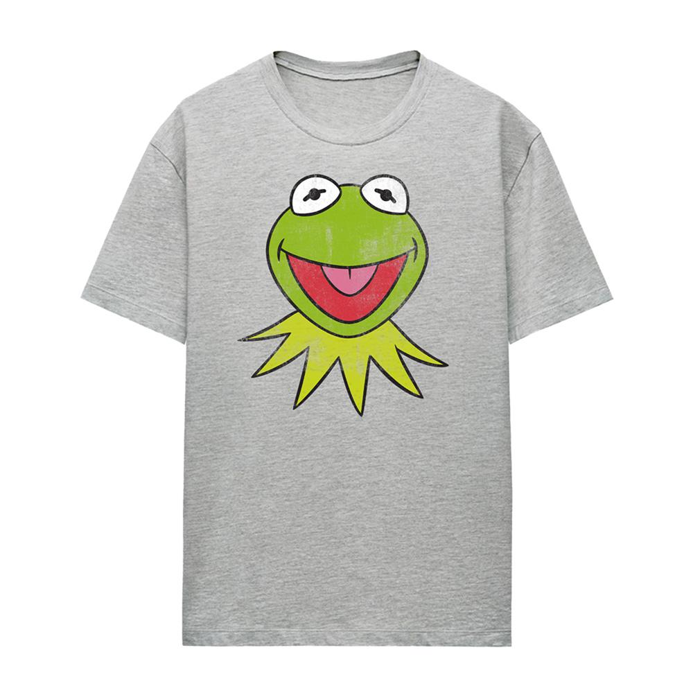 The Muppets Womens/Ladies Kermit Head Heather T-Shirt