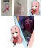Ditf Darling In The Franxx Keyring Zero Two 002 Acrylic Keychain Premium Quality Gift For Anime Lovers