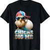 Chicks Dig Me Funny Easter Cute Toddler Boys Men T Shirt
