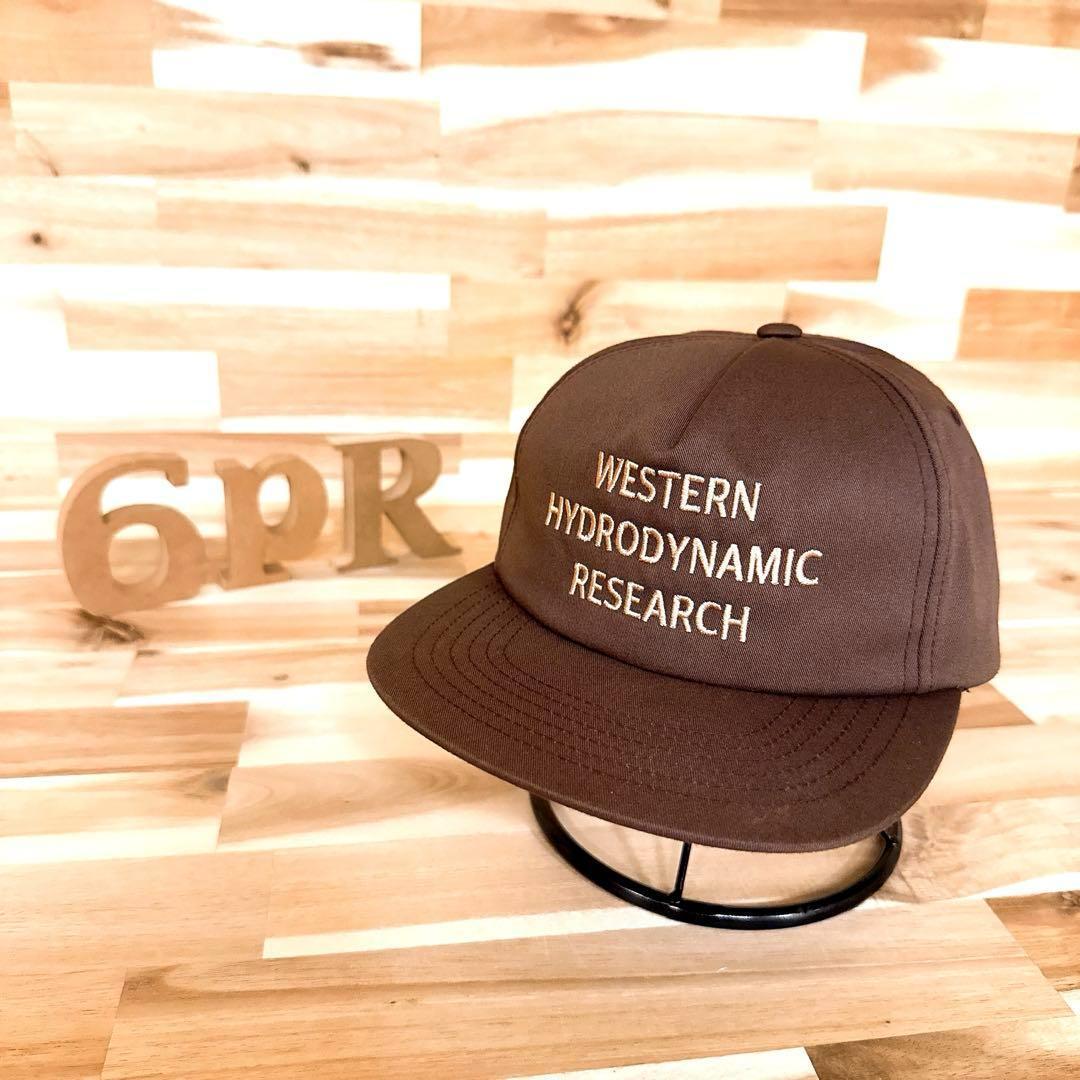 

[Б/У] Редкая кепка коллаборации ограниченного выпуска Western Hydrodynamic Research коричневого цвета