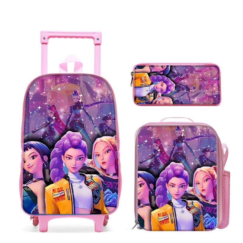 Kpop Witch Hunter Girl Group Schoolbag High Definition Printing Casual Crossing Border Lightweight Tie Rod Backpack One Piece Hair