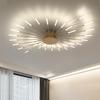 Nordic Fireworks Rotating LED Ceiling Light - High-End Living Room and Bedroom Lighting