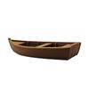 Mini Nautical Ornament Small Fishing Boat Decor 3d Printed Vintage Wooden Boat Model Rustic Old Fishing Ship for Fisherman