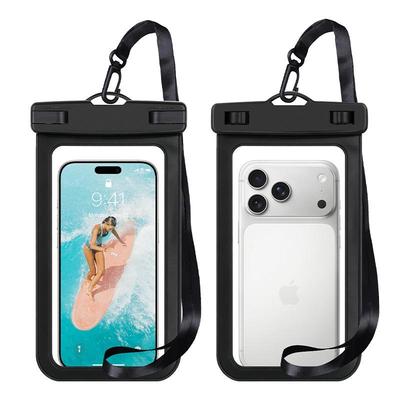 Waterproof Mobile Phone Pouch for Outdoor Swimming, Diving, Rafting - PVC Touchscreen-Compatible Bag