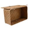Wicker Basket with Lid, Seagrass Woven Basket for Storage, Decorative Storage Baskets Bins for Organizing Home