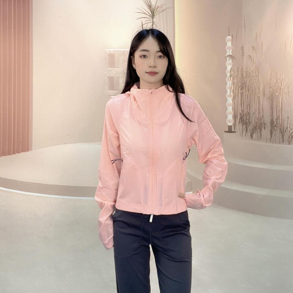 Women's Slim Fit Breathable Sports Jacket: Sun Protection for Spring & Autumn Outdoor Activities, Yoga, Hiking.