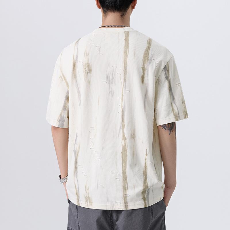 American Loose Short-sleeved T-shirt for Men's Summer New Casual Half-sleeved Shirt