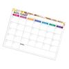 Fridge Magnetic Calendar Weekly Monthly Planner Magnetic Fridge Calendar Whiteboard for Kitchen Grocery Shopping List