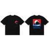 Retro Black White Cigarette Box Logo Luxury Street Fashion Brand T-Shirt Cotton Graphic Tee Unisex Unisex Summer Streetwear