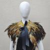 Gothic Feather Shawl Stage Makeup Ball Costume Accessories