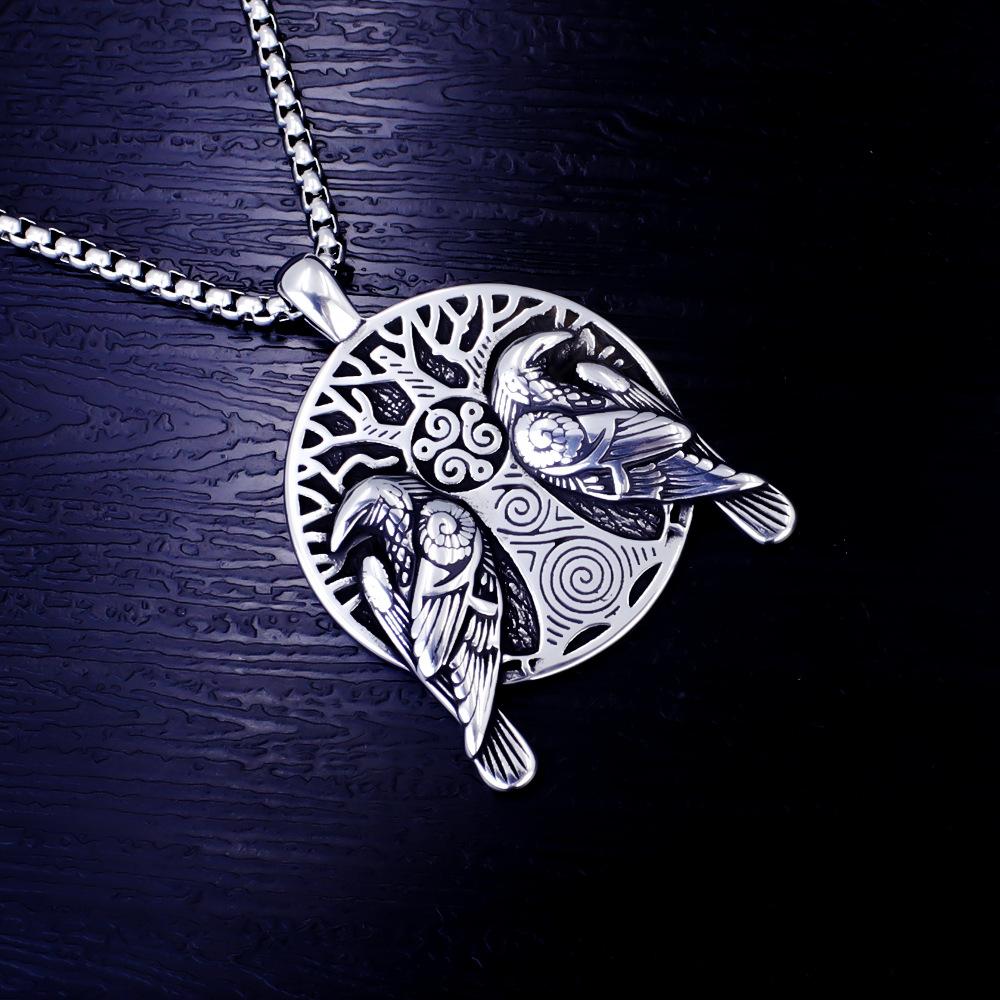 Necklace Retro Demon Bull God Bull Head Skull Men's Pendant
