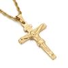 Trendy Pendant Necklaces for Men Metal Cross Stainless Steel Link Chain Accessories Irregularly Male Choker Shiny Jewelry