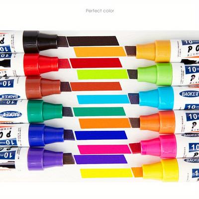 1pc/12pcs 12MM Fast Dry Waterproof Art Marker 12 Colors High Capacity Advertising Poster Painting Pens Student Supplies Drawing Tools