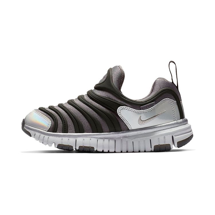 

Nike Dynamo Free Y2K PS Metallic Silver Kids Sneakers Black BQ7105-001 31
