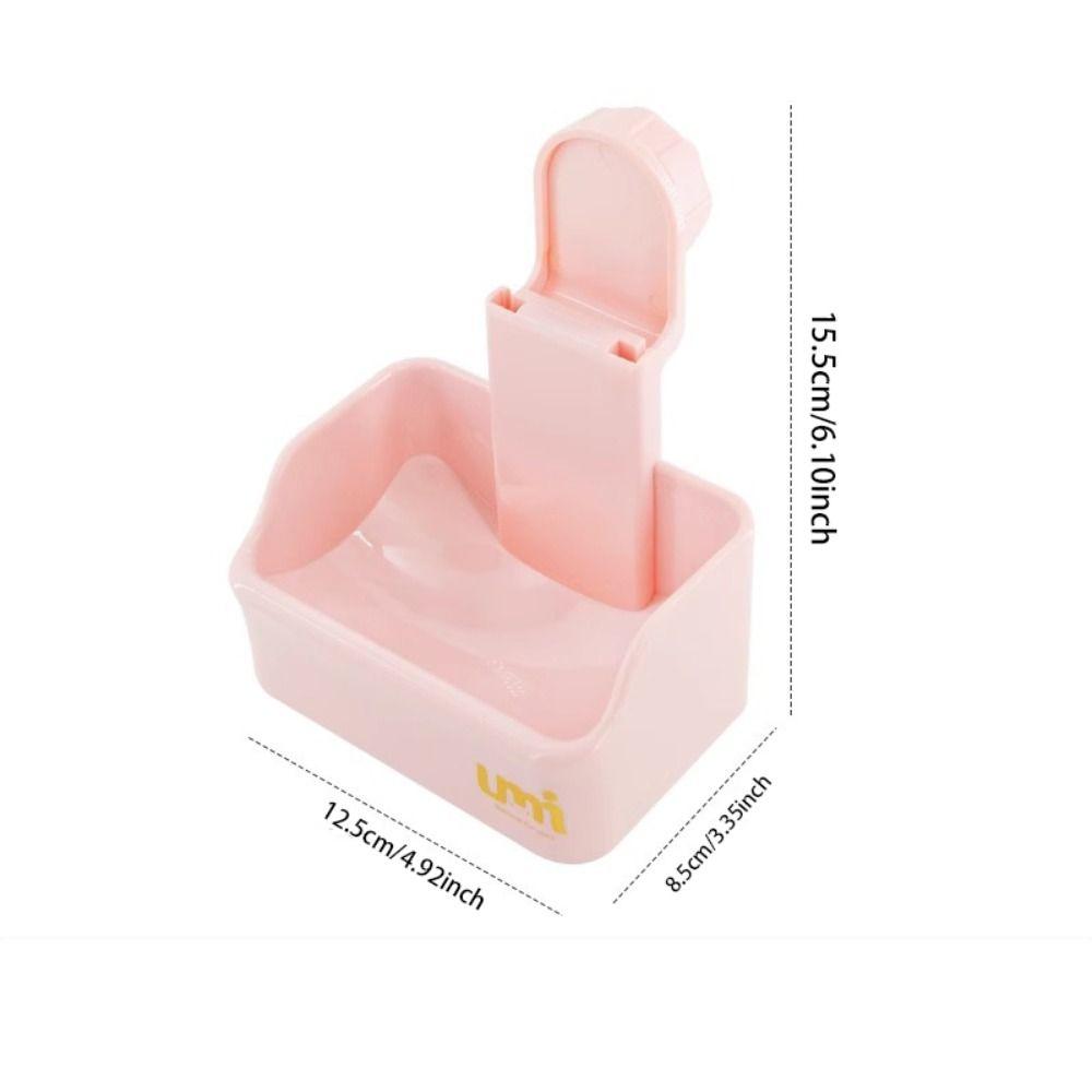 Bite Resistant Rabbit Drinking Bowl Sliding Rail Movement Guinea Pigs Feeding Bowl  Cage Mount